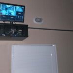 Rack, monitor, nobreak e DVR