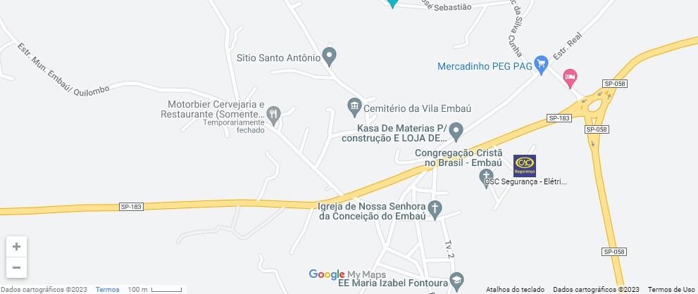 Mapa endereço da csc segurança